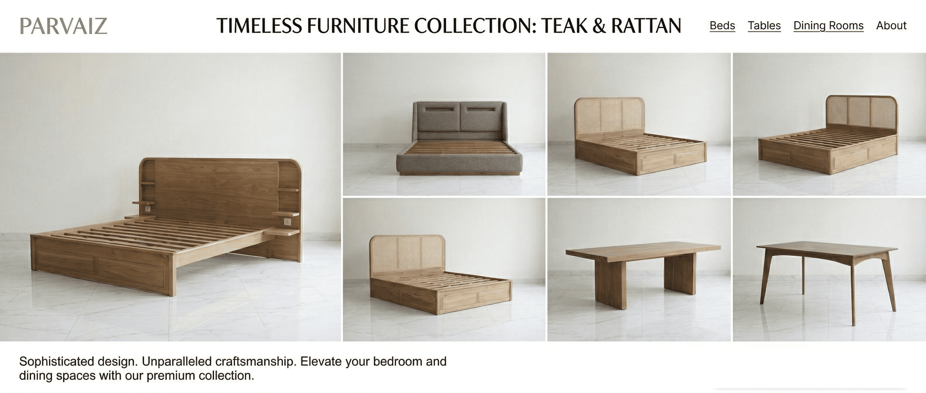 The Parvaiz 2026 Exclusive Teak & Rattan Series
